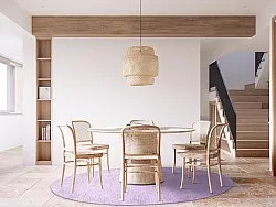 Tapis rond - Hamilton (violet)