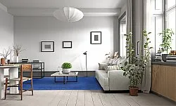 Tapis en laine - Hamilton (Classic Blue)
