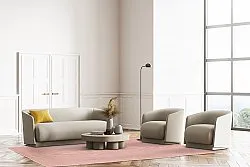 Tapis en laine - Hamilton (Coral Pink)