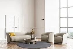 Tapis rond - Hamilton (Asphalt)