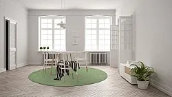 Tapis rond - Hamilton (Chive)