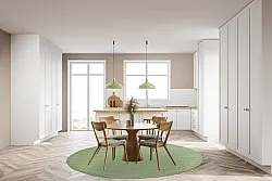 Tapis rond - Hamilton (Chive)