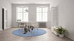 Tapis rond - Hamilton (Faded Denim)