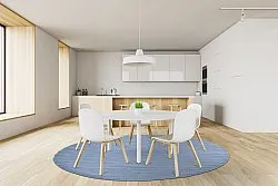 Tapis rond - Hamilton (Faded Denim)