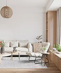 Tapis Wilton - Zaria (gris clair/argenté)
