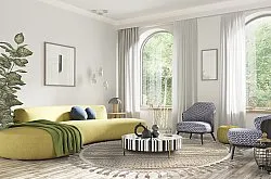 Tapis rond - Intérieur/Extérieur Athena (beige)