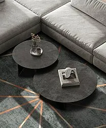 Tapis Wilton - Bellizzi (vert/orange)