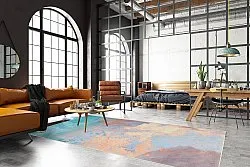 Tapis Wilton - Pescia (bleu/multi)