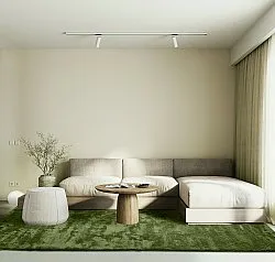 Tapis à poils longs - Aranga Super Soft Fur (vert olive)