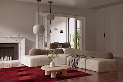 Tapis Wilton - Samadet (rouge)