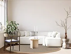 Tapis rond (sisal) - Agave (taupe clair)