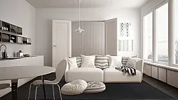 Tapis en sisal - Agave (noir)