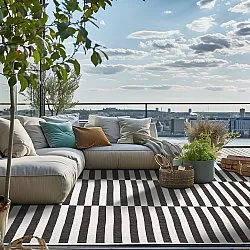 Tapis d’intérieur et d’extérieur - Roscoe (noir)