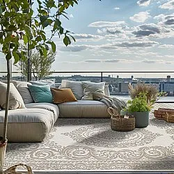 Tapis d’intérieur et d’extérieur - Sylvaine (beige)