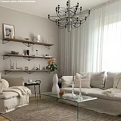 Tapis en laine - Otago (marron)