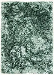 Tapis à poils longs - Janjira (bleu-vert)