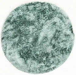 Tapis ronds - Janjira (bleu-vert)