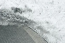 Tapis à poils longs - Janjira (argent)
