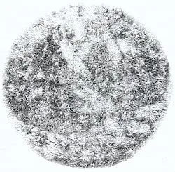 Tapis ronds - Janjira (argent)