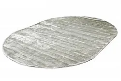Tapis ovale en viscose - Jodhpur Special Luxury Edition (vert)
