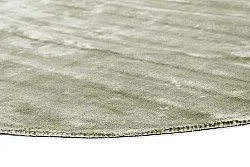 Tapis ovale en viscose - Jodhpur Special Luxury Edition (vert)