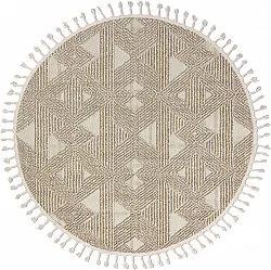 Tapis rond - Intérieur/Extérieur Lennon (beige)