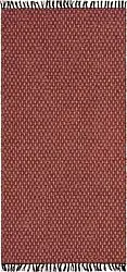 Tapis en plastique et fil - Horredsmattan Julie Mix (rouge)
