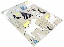 Tapis enfant - Piggyback Ride (gris)