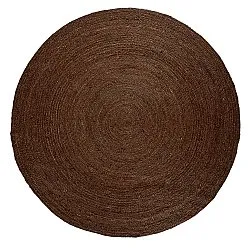 Tapis rond en jute - Amasia (marron)