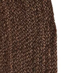 Tapis rond en jute - Amasia (marron)