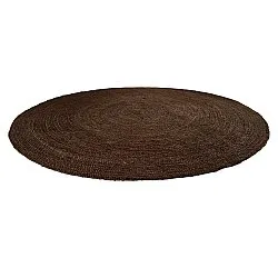 Tapis rond en jute - Amasia (marron)