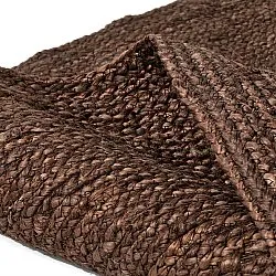 Tapis rond en jute - Amasia (marron)