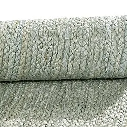 Tapis rond en jute - Amasia (gris)
