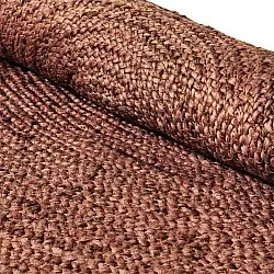 Tapis rond en jute - Amasia (châtaigne)