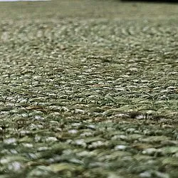 Tapis rond en jute - Amasia (vert militaire)