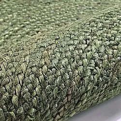 Tapis rond en jute - Amasia (vert militaire)
