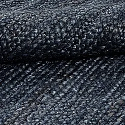 Tapis en jute - Amasia (bleu foncé)