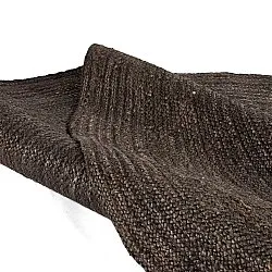 Tapis rond en jute - Amasia (gris foncé)