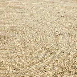Tapis rond en jute - Amasia (naturel)
