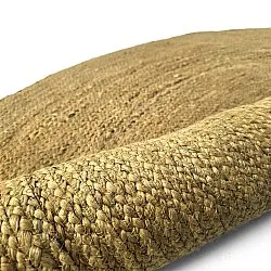 Tapis rond en jute - Amasia (orange)