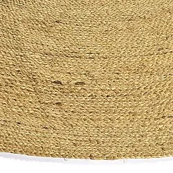 Tapis rond en jute - Amasia (orange)