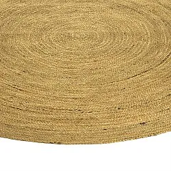 Tapis rond en jute - Amasia (orange)