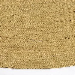 Tapis rond en jute - Amasia (orange)
