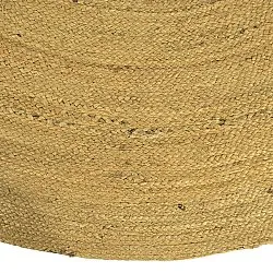 Tapis rond en jute - Amasia (orange)