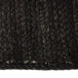 Tapis en jute - Amasia (noir)