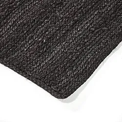 Tapis en jute - Amasia (noir)