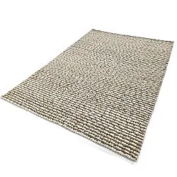 Tapis chanvre - Bally Jute/wool Bubble (nature/blanc)