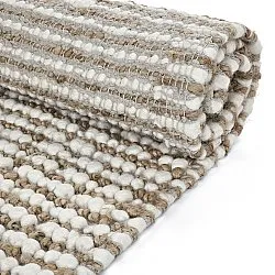 Tapis chanvre - Bally Jute/wool Bubble (nature/blanc)
