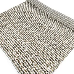 Tapis chanvre - Bally Jute/wool Bubble (nature/blanc)