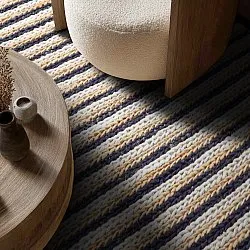 Tapis chanvre - Howrah Braided Jute (naturel/blanc/noir)
